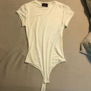 White tshirt bodysuit